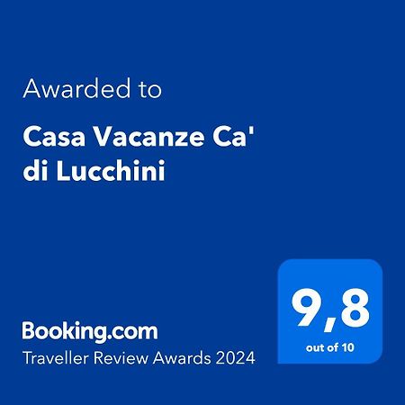 Casa Vacanze Ca' Di Lucchini San Benedetto Val di Sambro Екстер'єр фото
